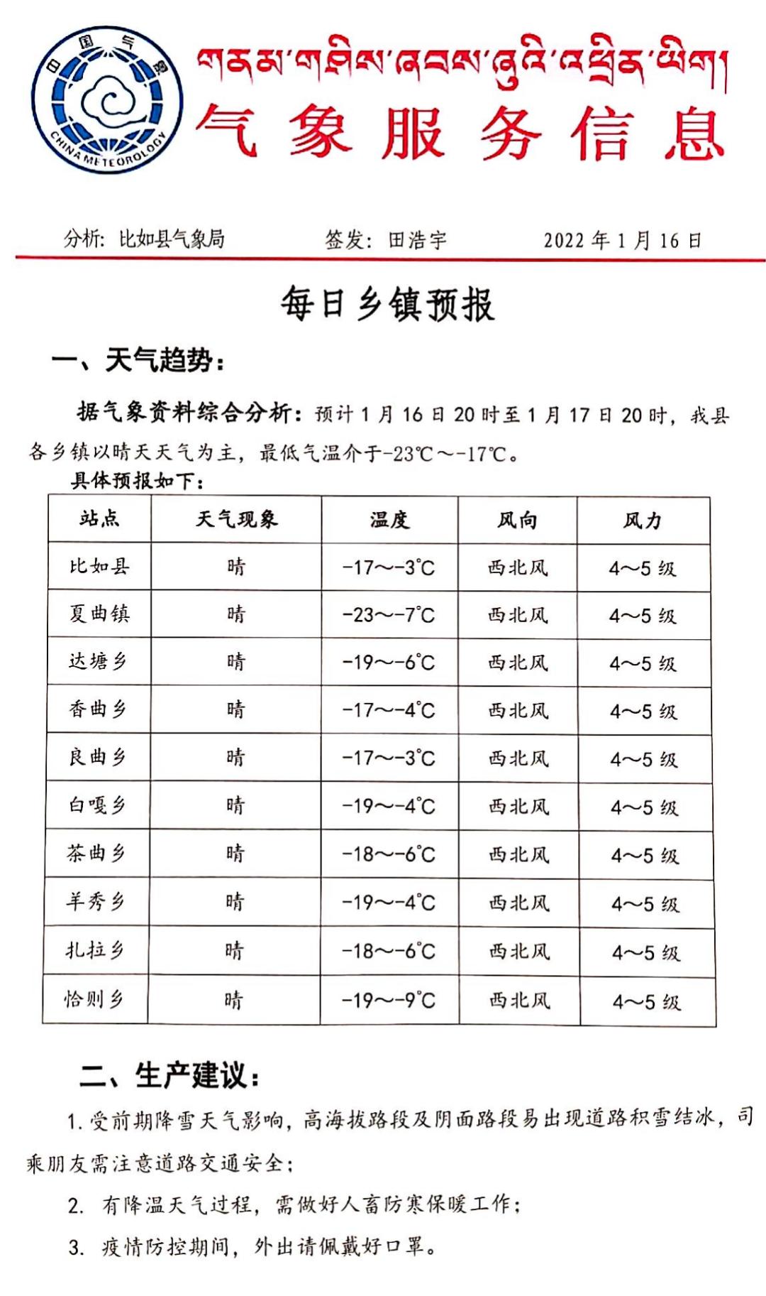 然中村最新天气预报